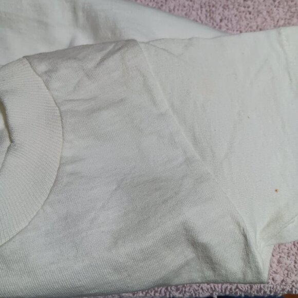 Vintage 1970's NOS Fruit Of The Loom Small 2-4 White T-Shirt Single Stitch - Picture 3 of 7